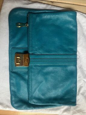 Marc by Marc Jacobs Fold-Over Clutch with Gold Hardware